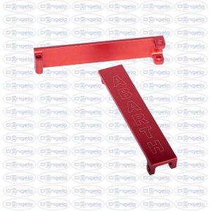 coppia alzacofano 15 rosso abarth vuoto